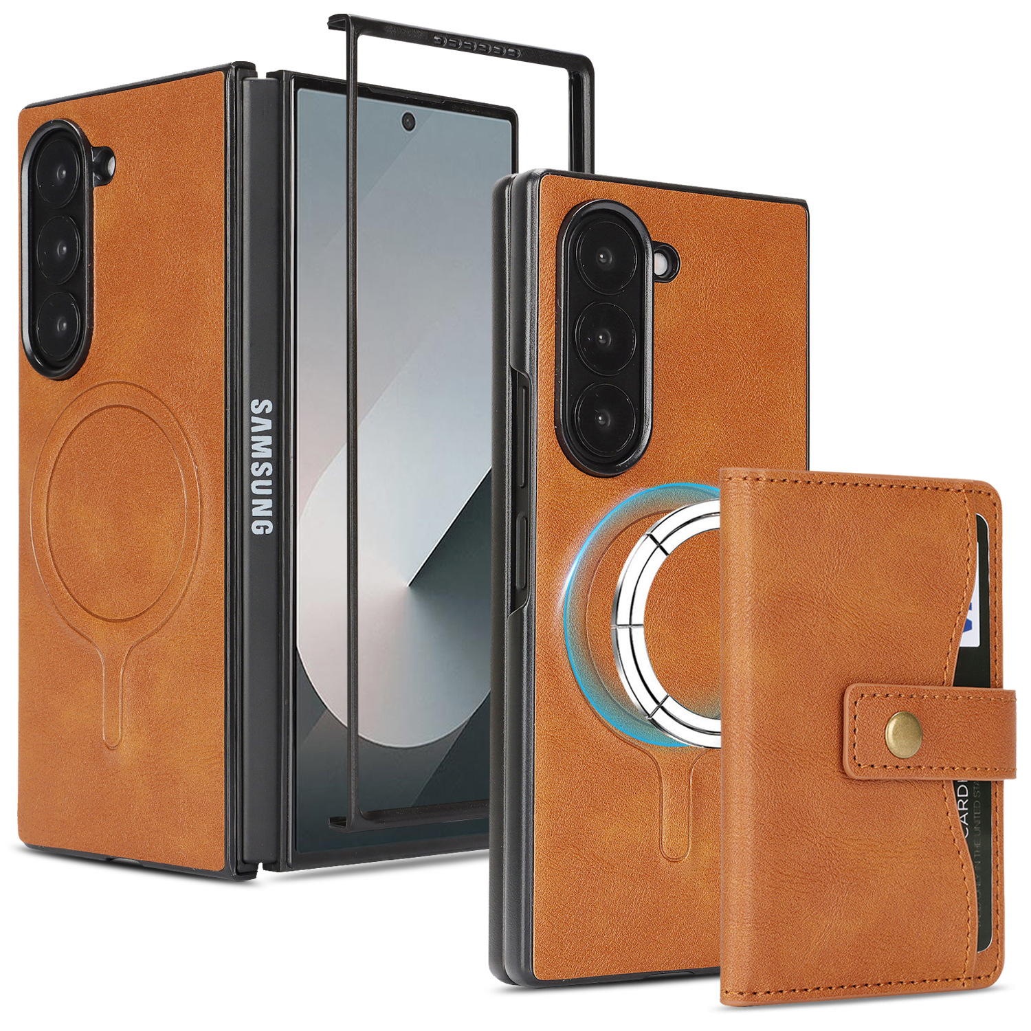 Applicable to Samsung Z Fold7  - Money Clip Magnetic บทวิจารณ์และราคา