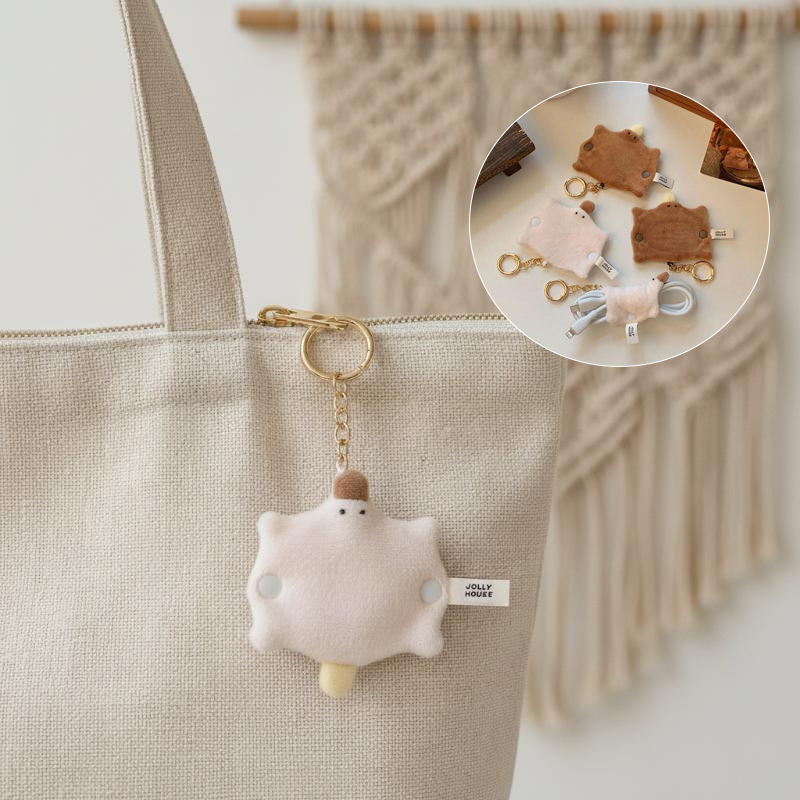 Lovely Fluffy Duck-bill Cable  - Cable Winder Keychain บทวิจารณ์และราคา