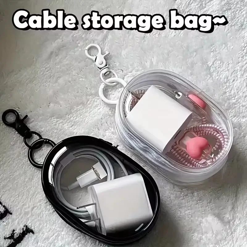 Portable Mini Clear Zipper Sto - Cable Winder Keychain บทวิจารณ์และราคา