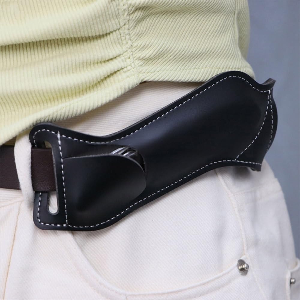 Waist Hanging EDC Knife Sheath - Leather Edc. Carry Pouch บทวิจารณ์และราคา