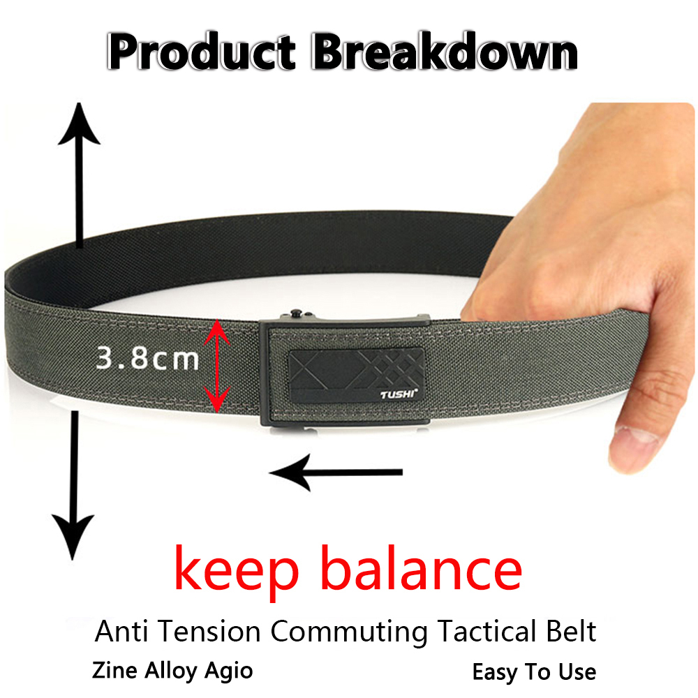 TUSHI New Hard Tactical EDC Be - Edc Concealed Carry Belt บทวิจารณ์และราคา