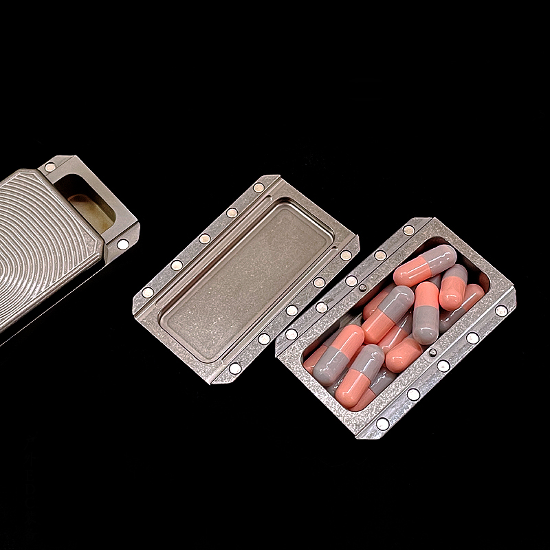 New TC4 Titanium Medicine Pill - Edc Pill Carry บทวิจารณ์และราคา