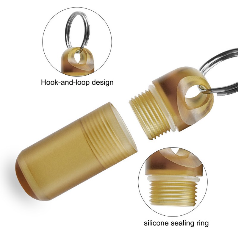 Mini Portable Pill Box Waterpr - Edc Pill Carry บทวิจารณ์และราคา