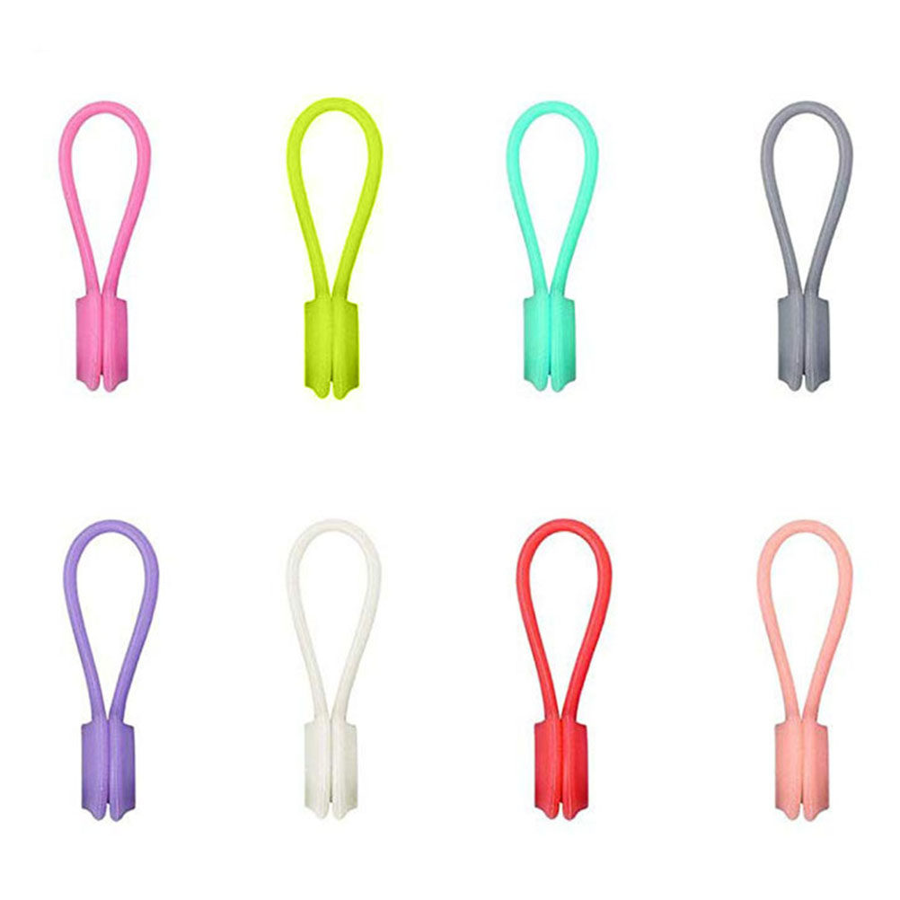 8Pcs Magnetic Earphone Keepers - Cable Winder Keychain บทวิจารณ์และราคา