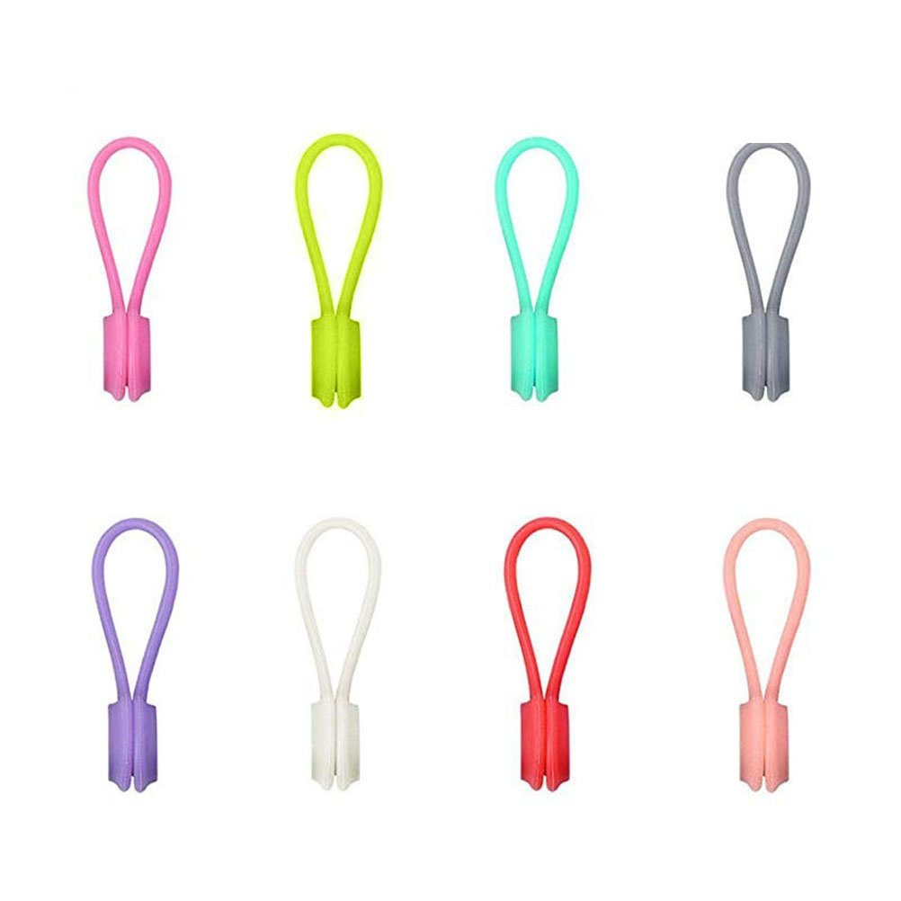 8Pcs Magnetic Earphone Keepers - Cable Winder Keychain บทวิจารณ์และราคา
