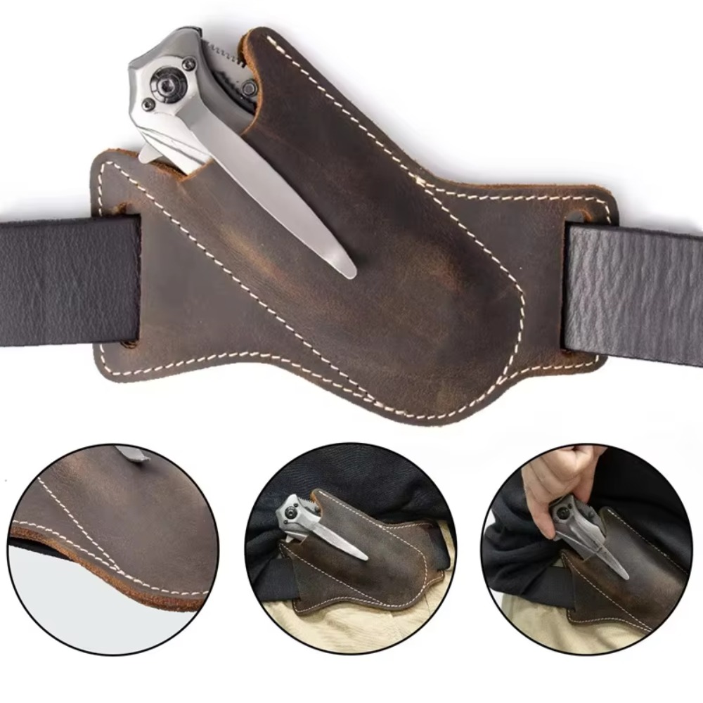 Premium Rugged Leather Knife S - Edc Carry Belt Leather บทวิจารณ์และราคา