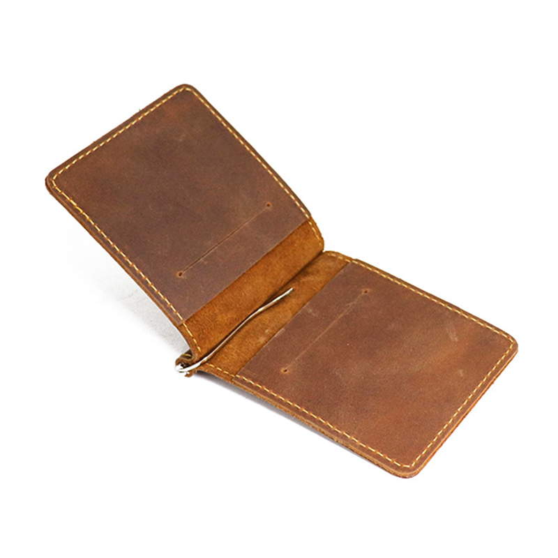 Handmade Genuine Leather Money - Money Clip Magnetic บทวิจารณ์และราคา