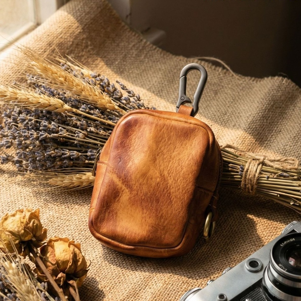Rugged Vintage Leather Mini Cl - Leather Edc. Carry Pouch บทวิจารณ์และราคา