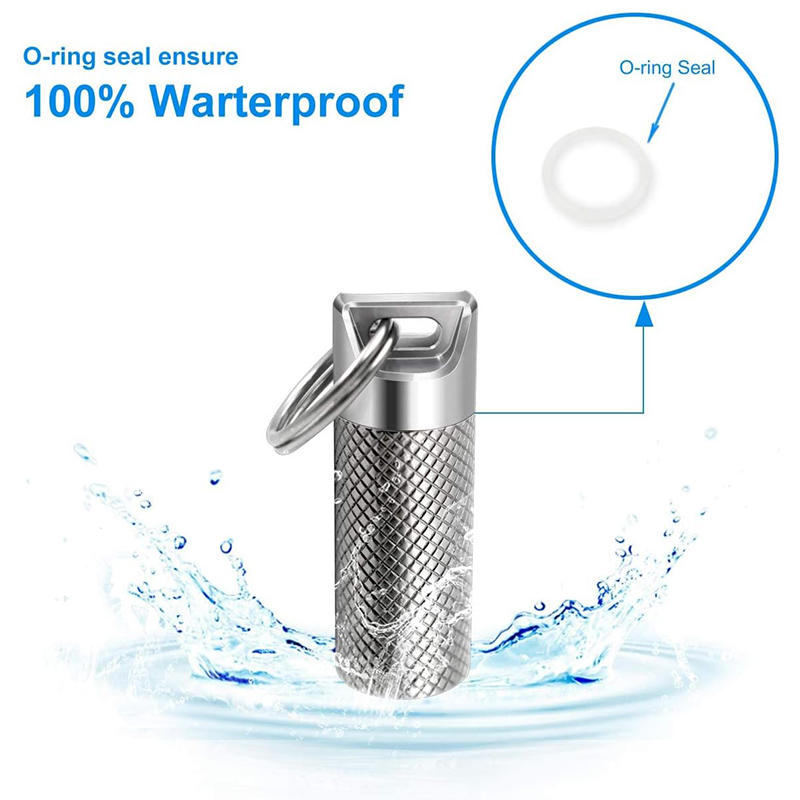 Titanium Alloy Mini Waterproof - Edc Pill Carry บทวิจารณ์และราคา