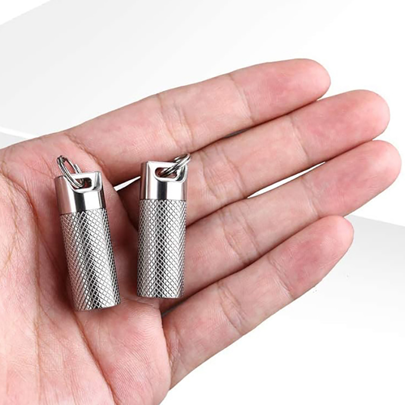 Titanium Alloy Mini Waterproof - Edc Pill Carry บทวิจารณ์และราคา