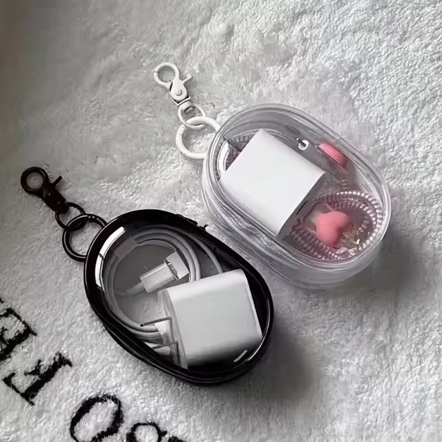 Portable Mini Clear Zipper Sto - Cable Winder Keychain บทวิจารณ์และราคา