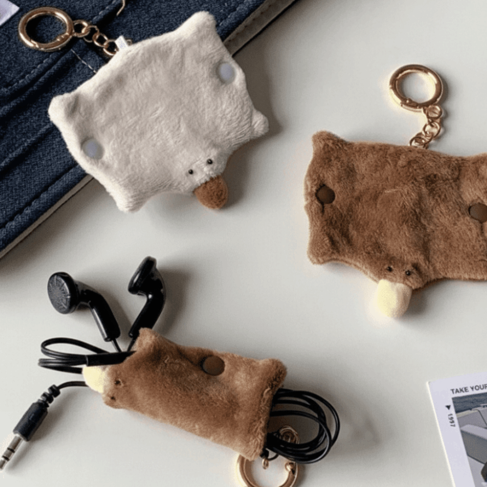 Plush Platypus Data Cable Orga - Cable Winder Keychain บทวิจารณ์และราคา