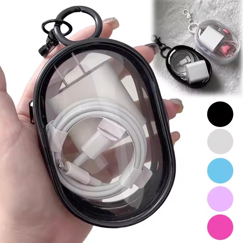 Multifunctional Clear Data Cab - Cable Winder Keychain บทวิจารณ์และราคา