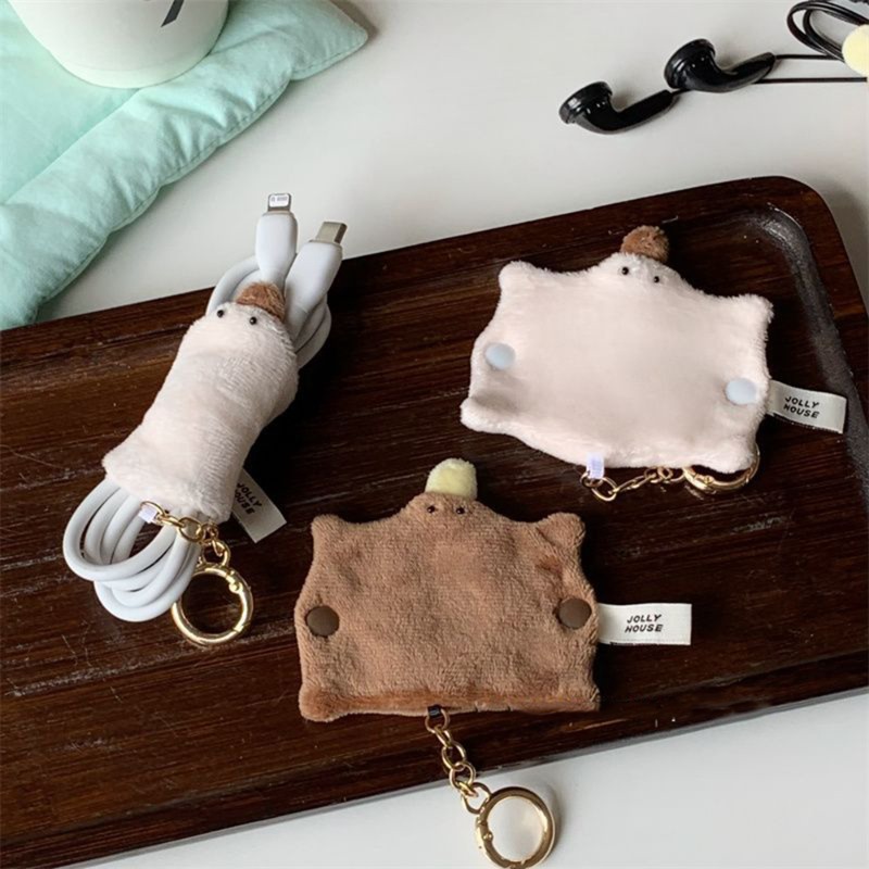 Plush Platypus Earphone Cord W - Cable Winder Keychain บทวิจารณ์และราคา
