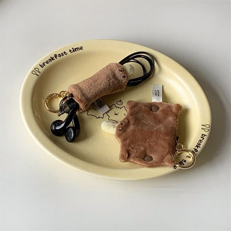 Plush Platypus Earphone Cord W - Cable Winder Keychain บทวิจารณ์และราคา