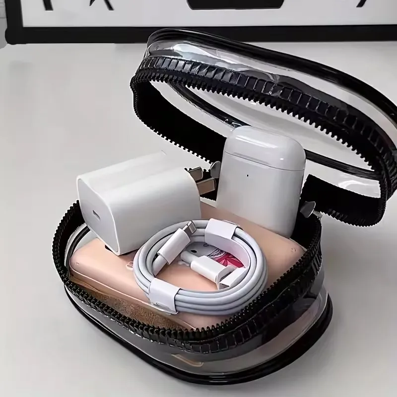Portable Mini Clear Zipper Sto - Cable Winder Keychain บทวิจารณ์และราคา