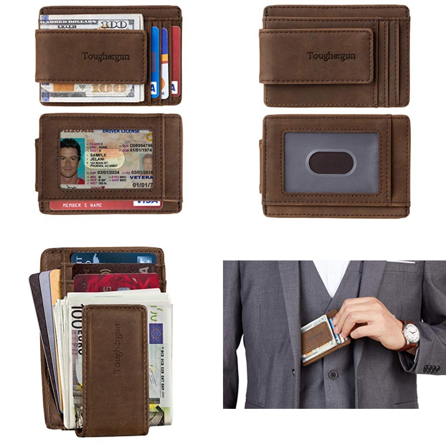 Toughergun Slim Wallet for Men - Money Clip Magnetic บทวิจารณ์และราคา