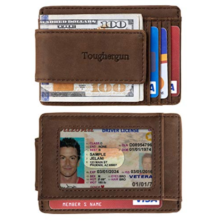 Toughergun Slim Wallet for Men - Money Clip Magnetic บทวิจารณ์และราคา