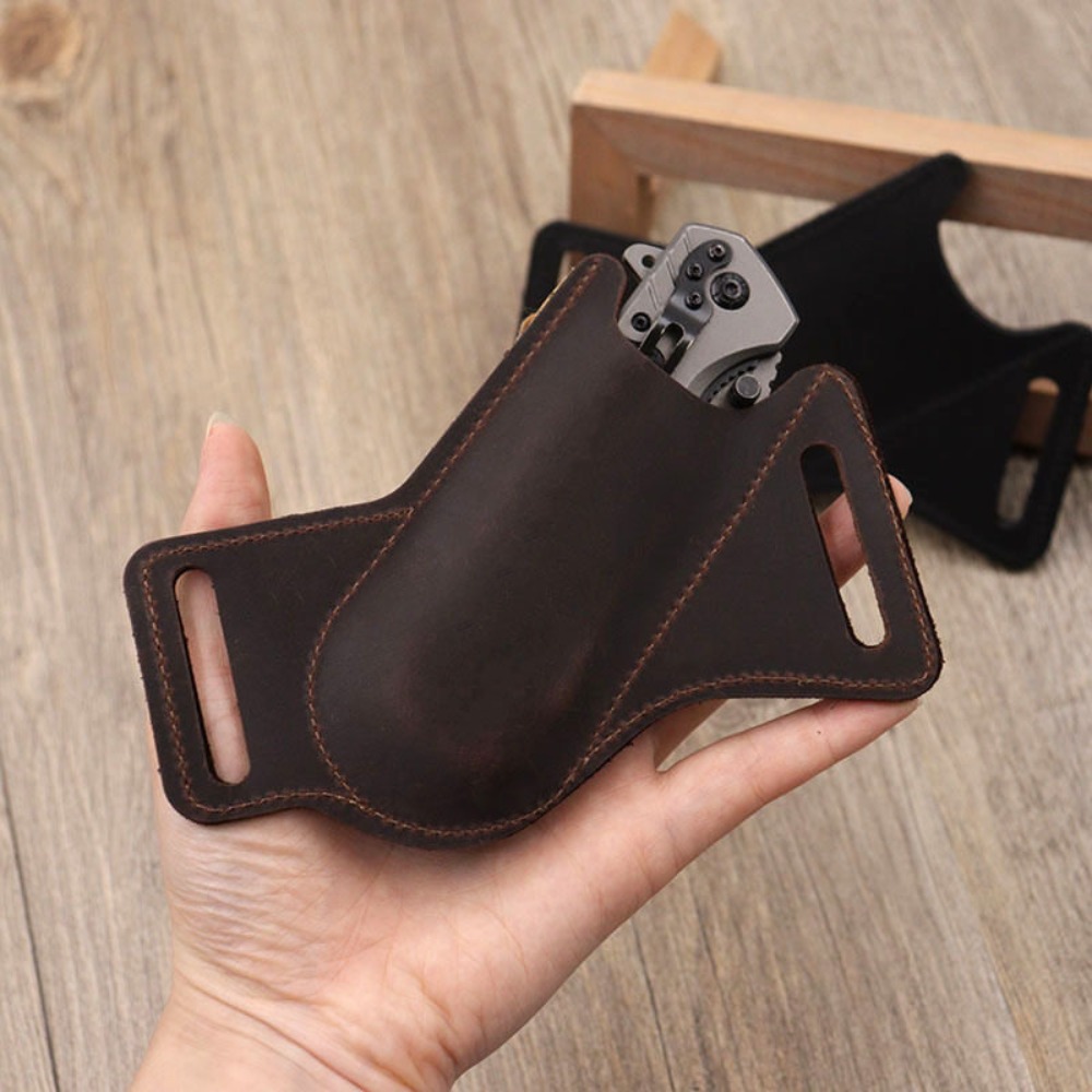 Molle Pouch Universal EDC Wais - Leather Edc. Carry Pouch บทวิจารณ์และราคา