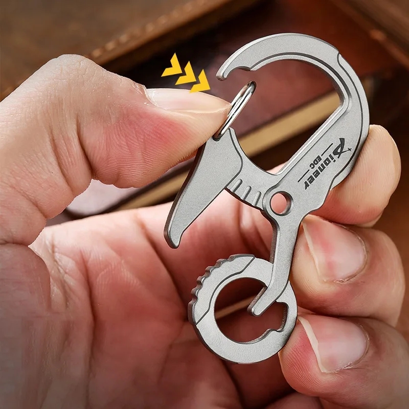 Titanium Alloy Keychain  Multi - Edc Concealed Carry Belt บทวิจารณ์และราคา