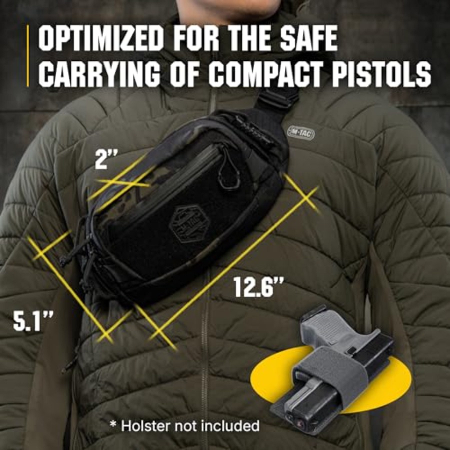Tactical Mens Fanny Pack - Wai - Edc Concealed Carry Belt บทวิจารณ์และราคา