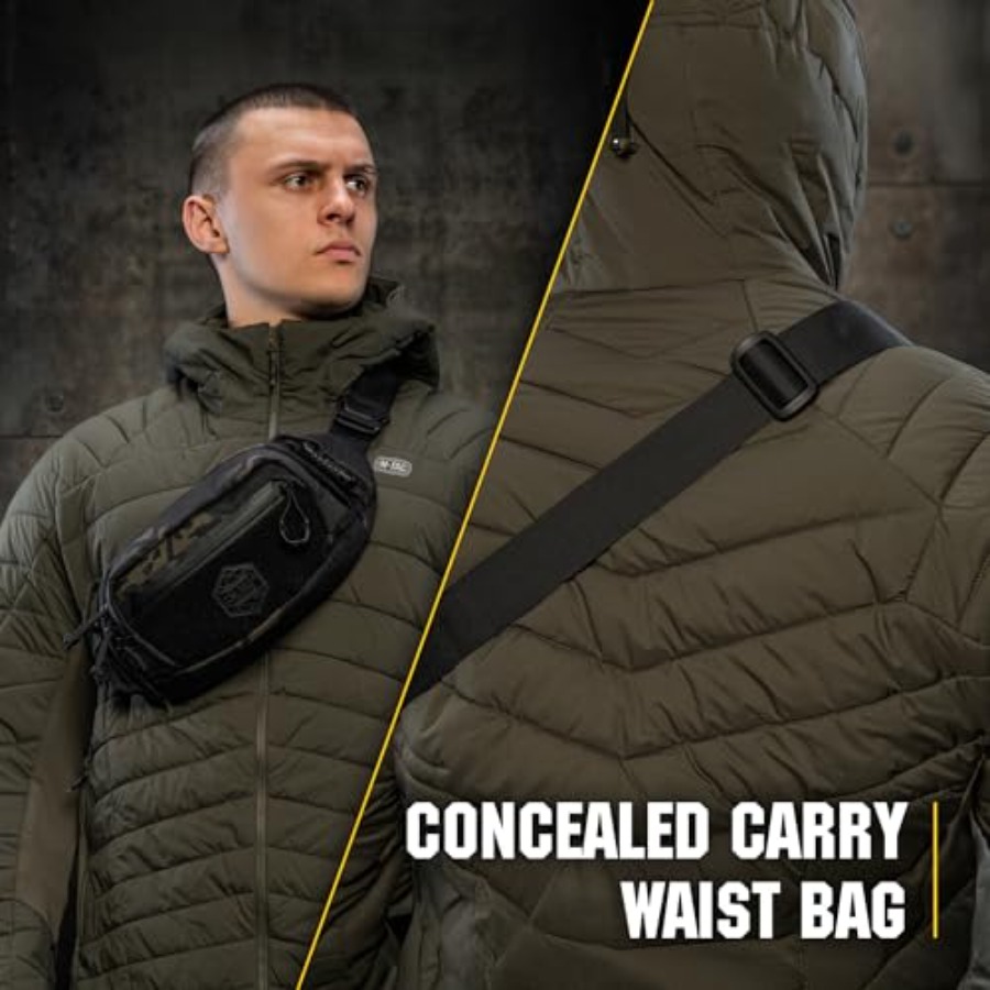 Tactical Mens Fanny Pack - Wai - Edc Concealed Carry Belt บทวิจารณ์และราคา