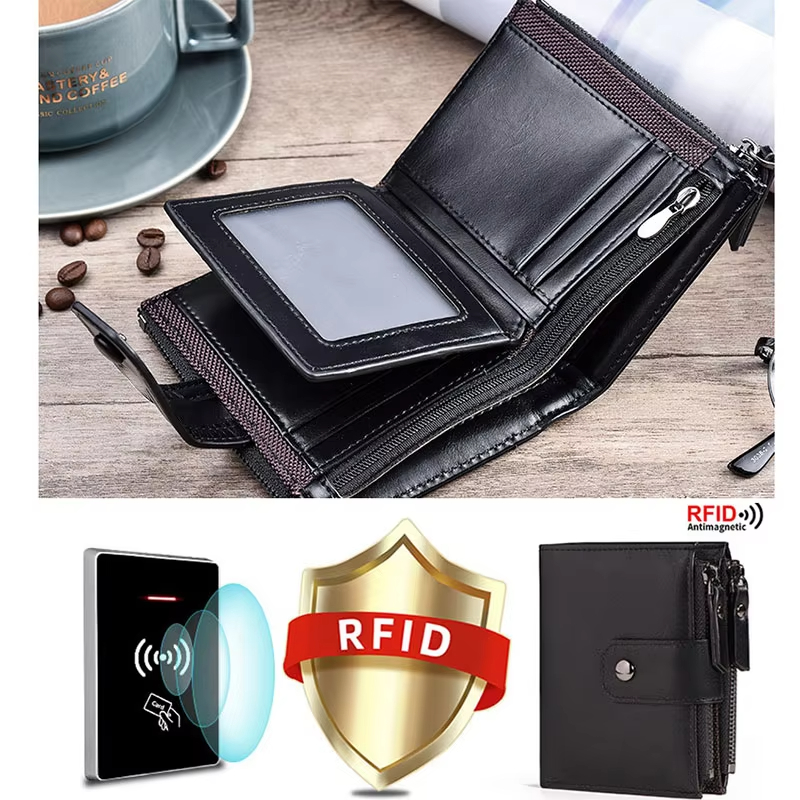 For Men RFID Anti-Magnetic Wal - Money Clip Magnetic บทวิจารณ์และราคา