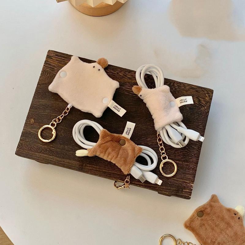 Lovely Fluffy Duck-bill Cable  - Cable Winder Keychain บทวิจารณ์และราคา