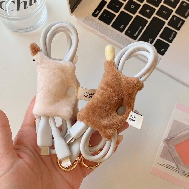 Lovely Fluffy Duck-bill Cable  - Cable Winder Keychain บทวิจารณ์และราคา