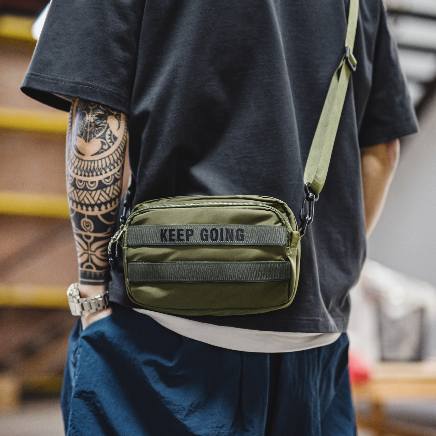 Maden Men's Crossbody Bag Mili - Edc Everyday Carry Bag บทวิจารณ์และราคา