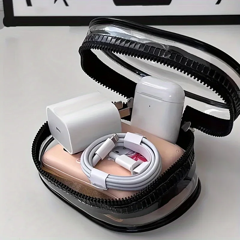 Portable Mini Clear Zipper Sto - Cable Winder Keychain บทวิจารณ์และราคา