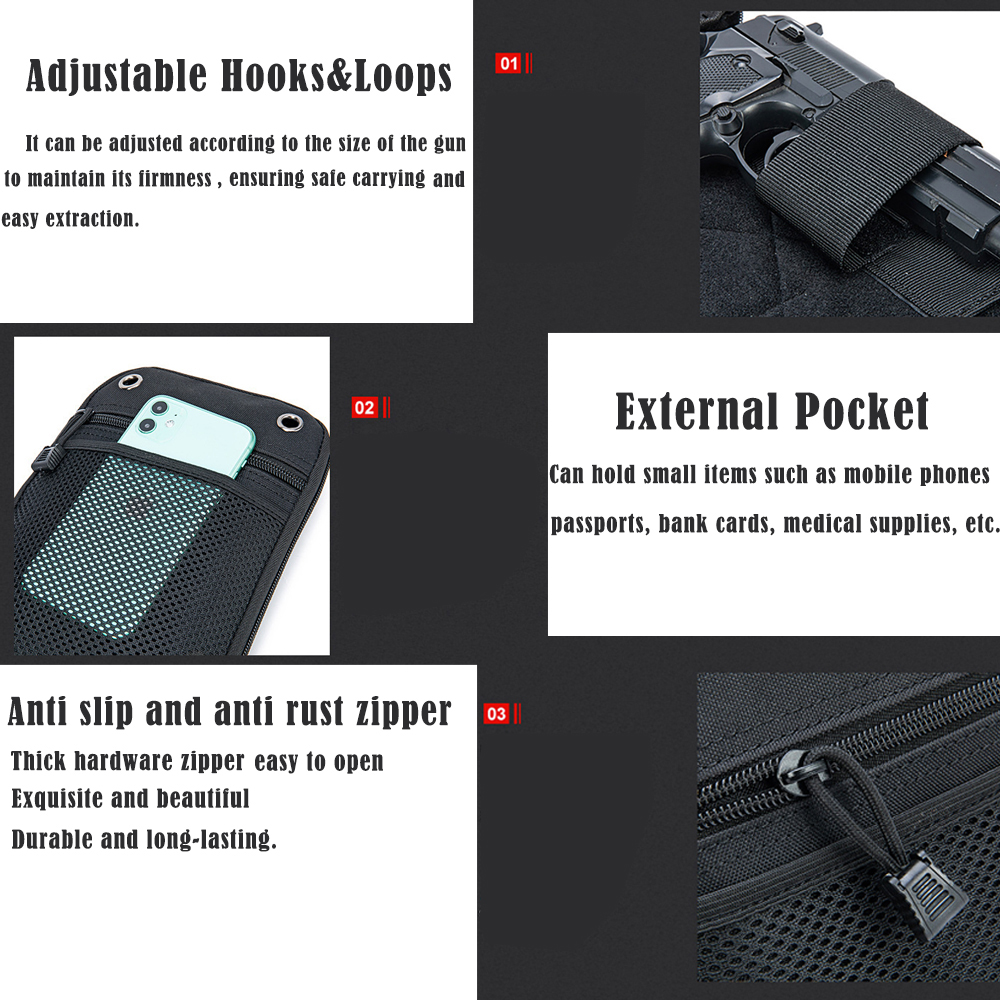Molle Outdoor Tactical Conceal - Edc Concealed Carry Belt บทวิจารณ์และราคา